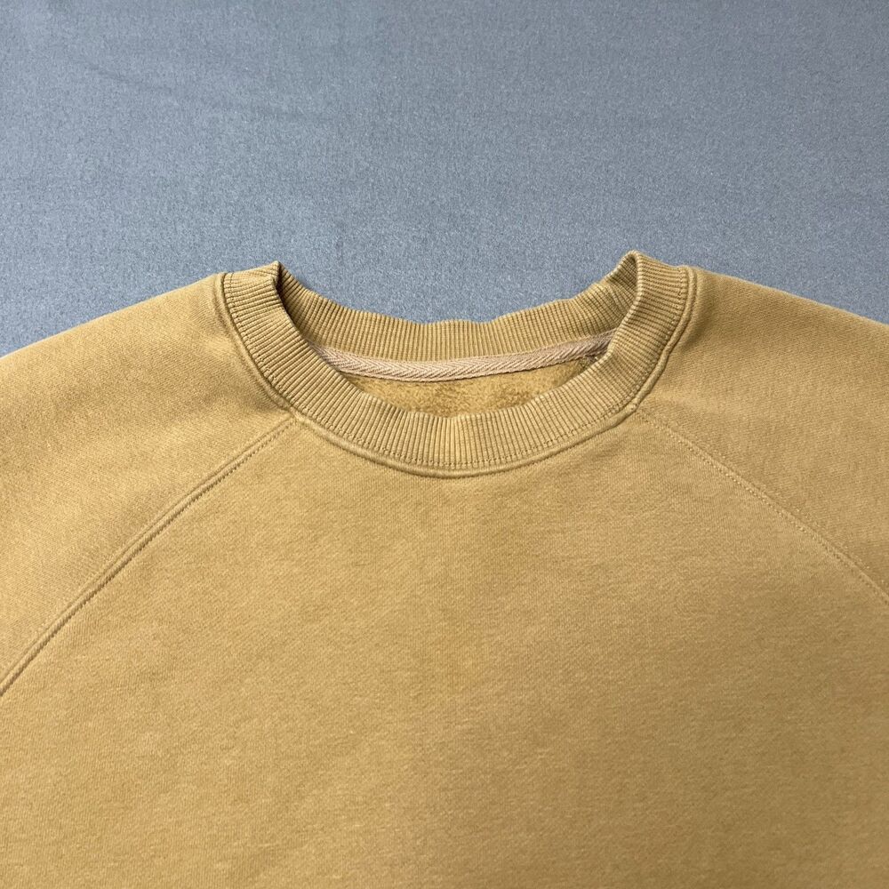 Vuori Restore Sweatshirt Women's Medium Camel Cotton Blend Oversized Crewneck - Picture 7 of 13